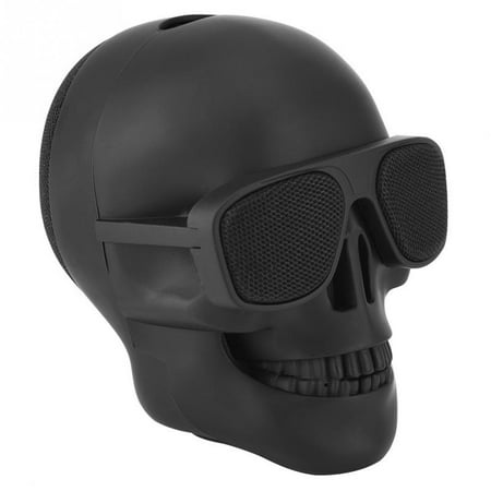 Portable Skull Head Wireless Bluetooth Speaker Mini Bass Stereo Speaker HD Sound